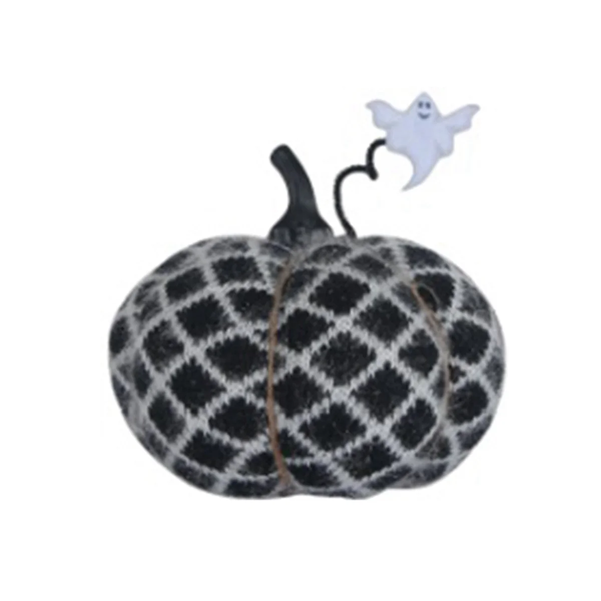 Halloween Pumpkin Pillow Decor 3D Pumpkin Throw Pillow Plush Pumpkins Decorations for Fall Bedroom Home Black