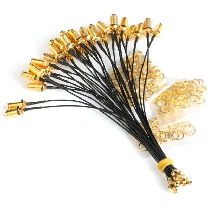 10pcs 15cm Adapter Cable IU.FL UFL To SMA Female Antenna Internal Hole WiFi GSM 3G GPS 4G Module Wire antenna adapter