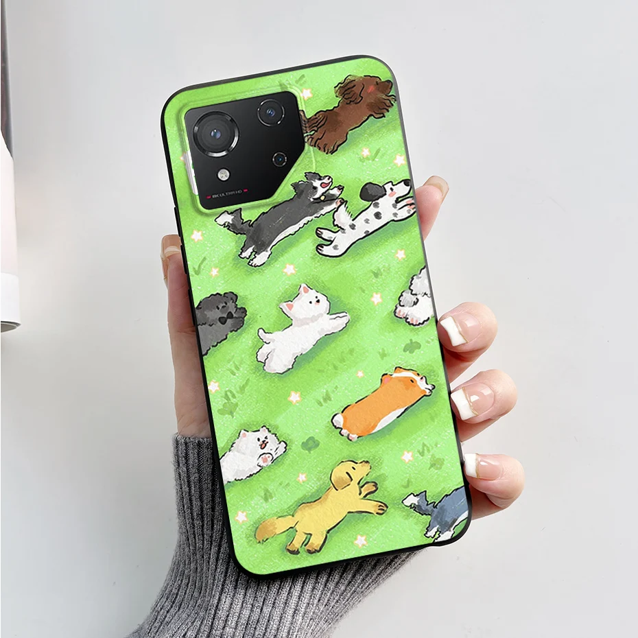 Fashion Marble Shockproof Black Silicone Soft TPU Phone Case