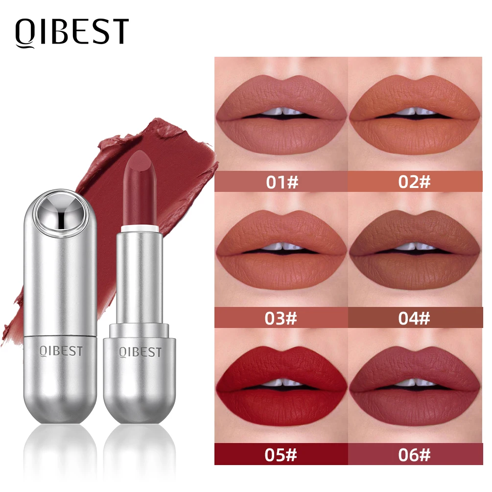 Brand Professional Lips Makeup Waterproof Matte Sexy Red Pigment Lipstick Long Lasting Lip Stain Tint Lips Makeup Beauty_voghion.com