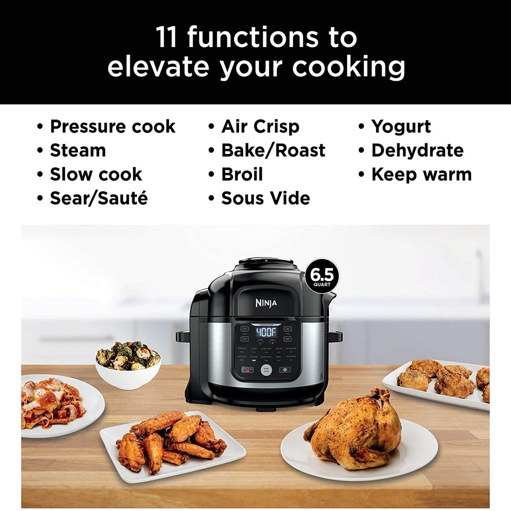 Ninja Foodi Pressure Cooker, Slow Cooker, and Air Fryer - Refurbished