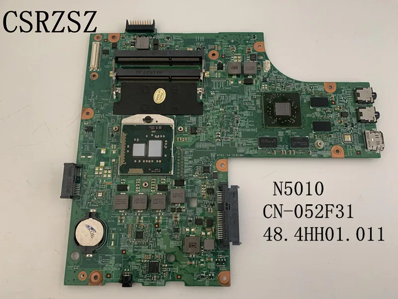 

CSRZSZ Mainboard For Dell Inspiron 15R N5010 Laptop motherboard CN-052F31 052F31 52F31 48.4HH01.011 Tested