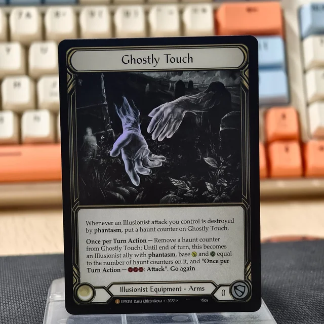 Collectible Game Cards flesh and blood Ghostly Touch Fyendal's Spring Tunic Eye of Ophidia 3