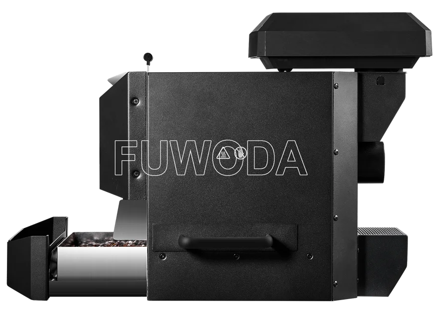 Description Picture 3 of item110V 220V Semi Fire 500g Automatic Coffee Bean Roaster Commercial  Drum Roaster Coffee Electric Roasting Machine