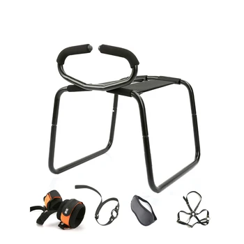 Sex Furniture Couples Position Mount Love Stool Portable Support Chair Aid Handrail Novelty Adult Games Erotic Toys For Men 5