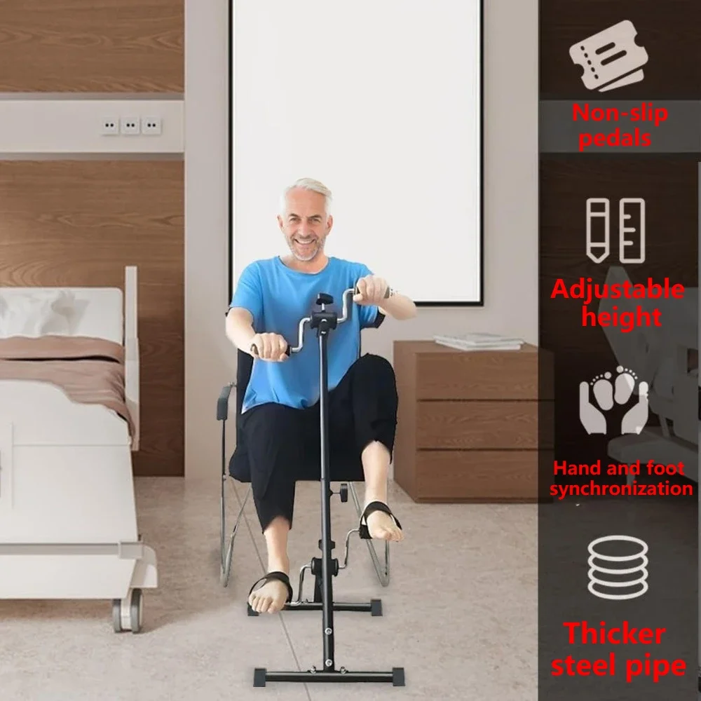 노인용 페달 운동기구, 손, 팔, 다리 및 무릎 치료, 뇌졸중 회복, 전신 운동을 위한 피트니스 장비, 선물용