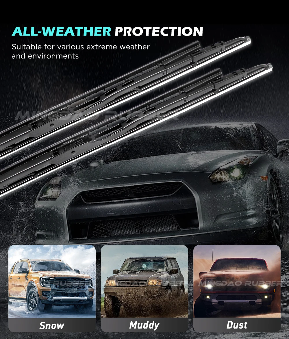 Für BMW 7 Serie E65 E66 730i 735i 740i 745i 750i 760i 730d 740d 745d Front Wischer Klingen Windschutzscheibe Windschutzscheibe Fenster 25 "25" – Detail 1