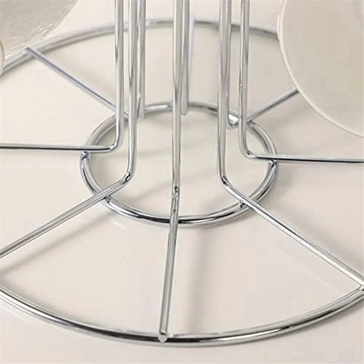 Cup Drying Rack with 8 Hooks Drainer Mug Tree Mug Organizer for Home Desktop
