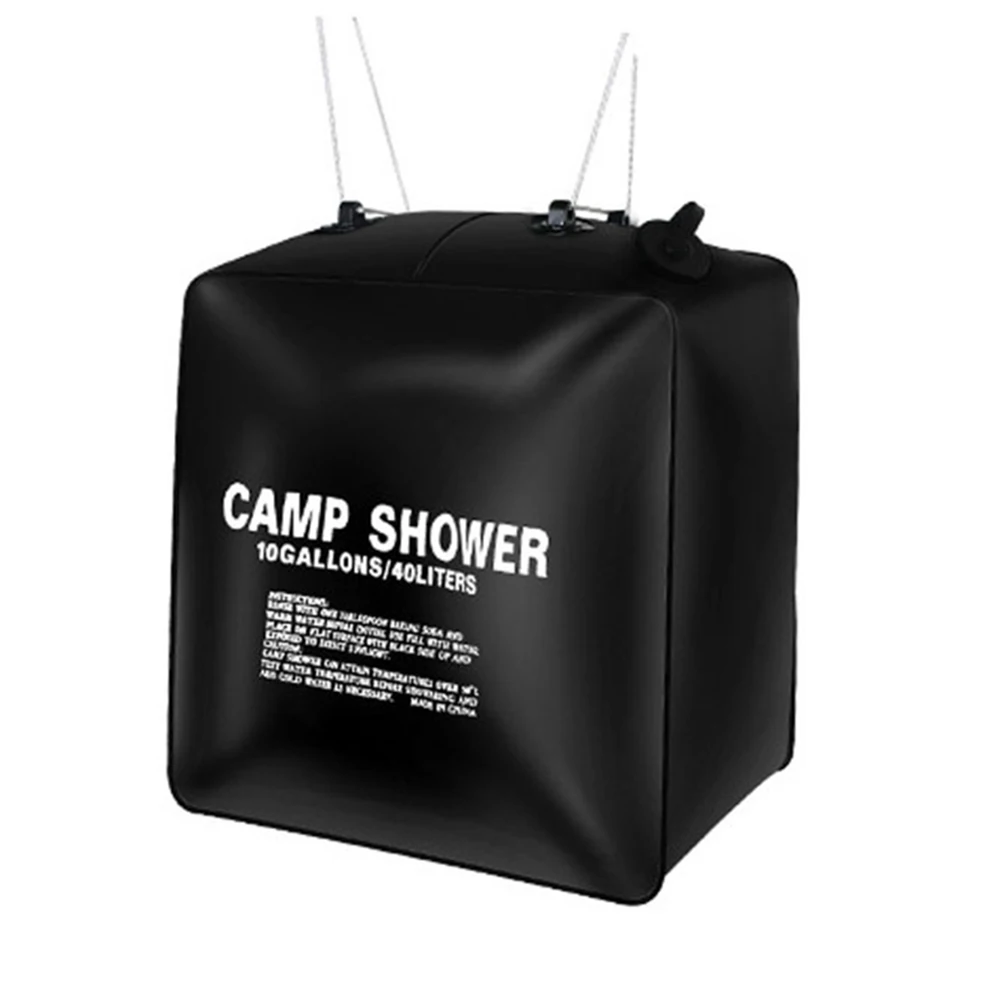 PVC Outdoor Shower Bag with UV Protection for Camping Hiking