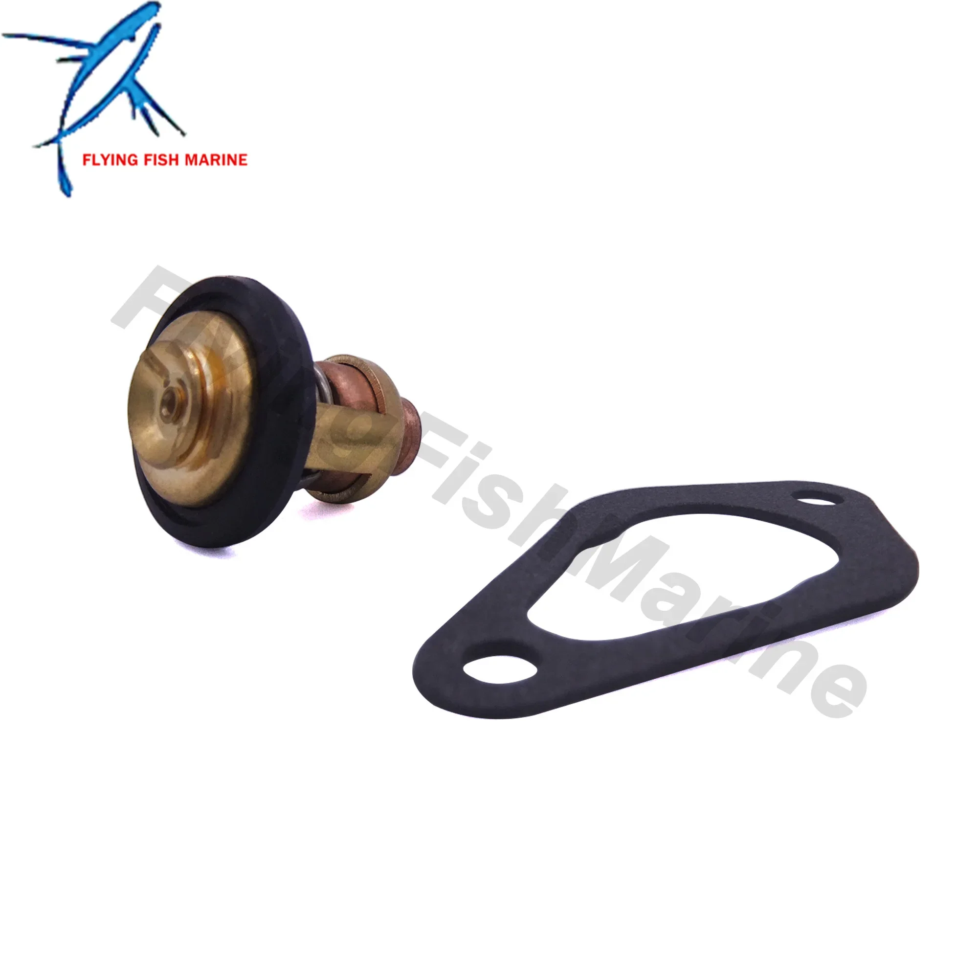 Boat Motor Parts Outboard Engine 855676002 8M0119207 Thermostat & 27-853702005 Gasket for Mercury Marine Boat Motor 8HP 15HP 20HP 25HP 35HP Sier