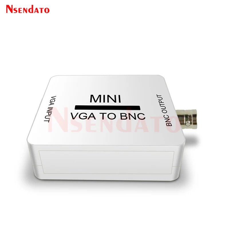 Mini HD VGA to BNC Video Converter Convertor Box Composite VGA to BNC Adapter Conversor Digital Switcher Box For HDTV Monitor