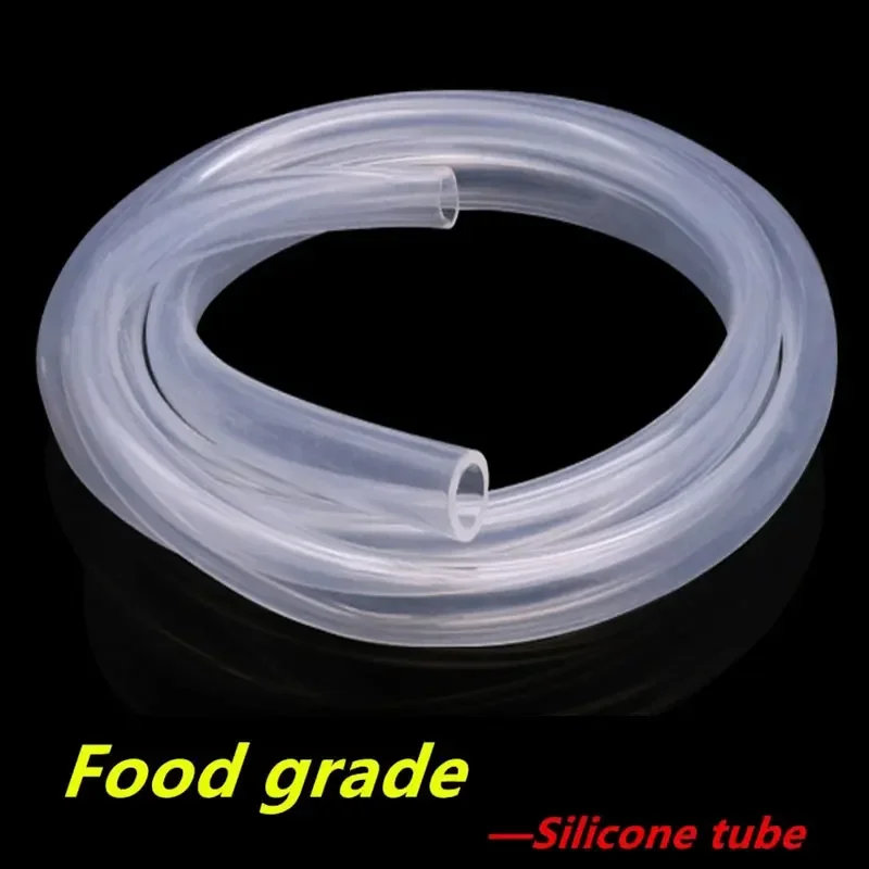 Food Grade Silicone Rubber Hose 1/5 Meters ID 0.51 2 3 4 5 6 7 8 9 10 12mm O.D Flexible Nontoxic Silicone Tube silicone tube rubber tubing rubber tube rubber hose