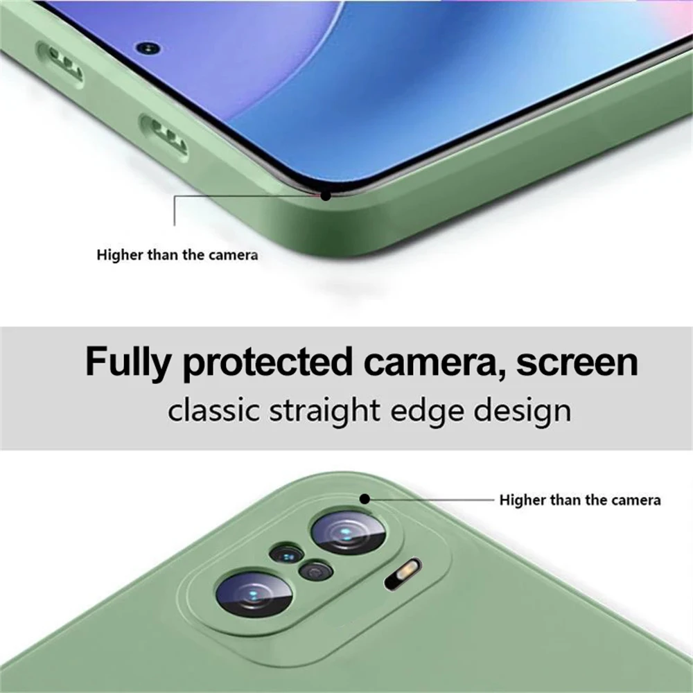 Ultra Slim Shockproof Silicone Phone Case - Solid Color TPU Back Cover