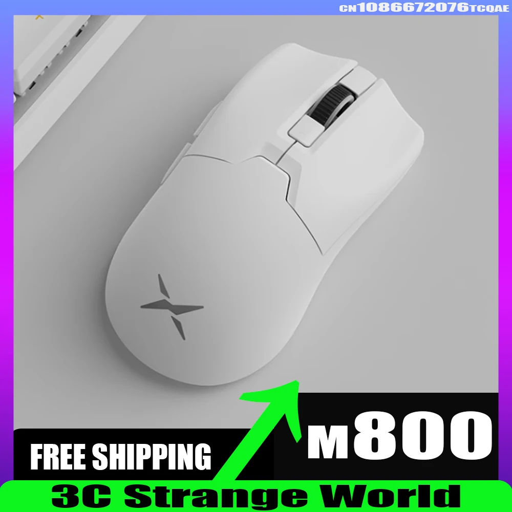 

Original M800 PRO PAW3395 Wireless Gaming Mouse Bluetooth 3-Mode Connection 26000DPI Huano Pink Switches Macro Mice PC Gifts