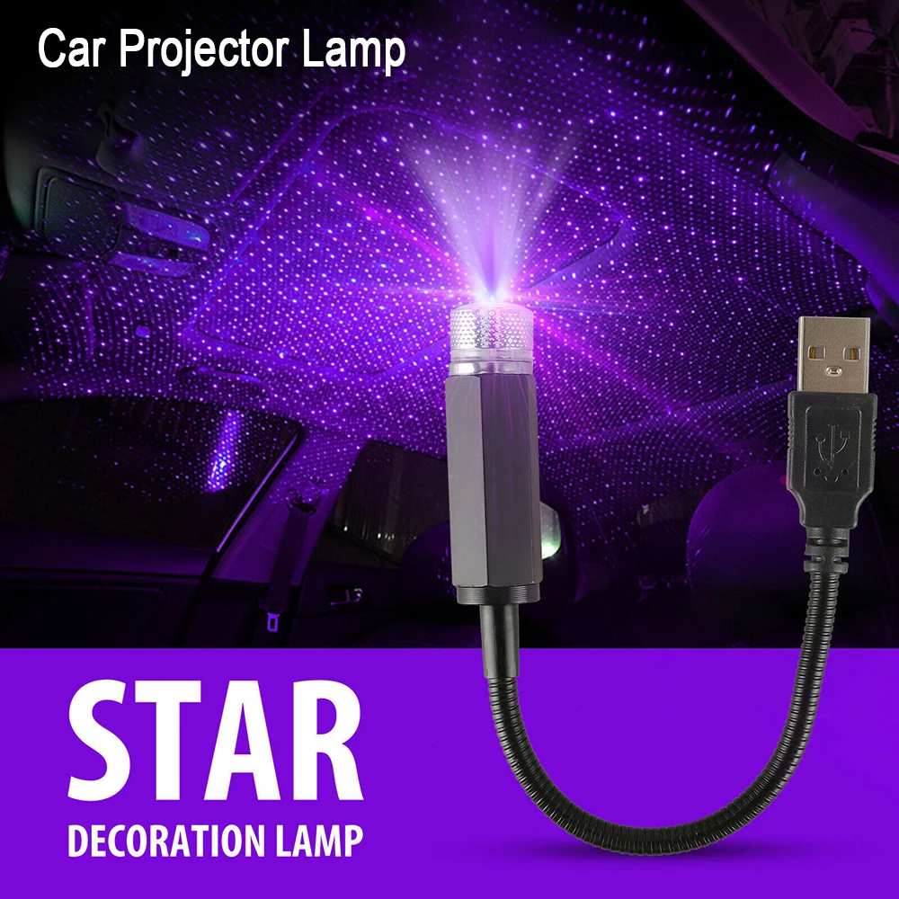 MiniUSBProjectorsNightLightLedCarProjectorLightStarAtmosphere