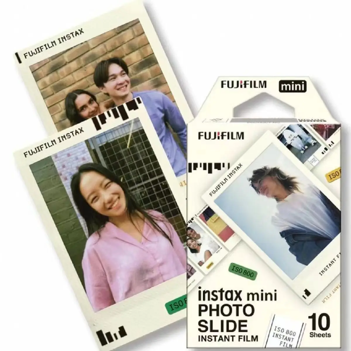Fujifilm Instax Photo Slide Color Film 10-50 Sheets For Fuji Instax Mini 12 Film Mini 11 9 8 7+ 40 99 90 Link Fuji Instax Film