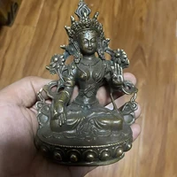 Tibet Brass Tibetan Buddhism Statue ---- White tara 1