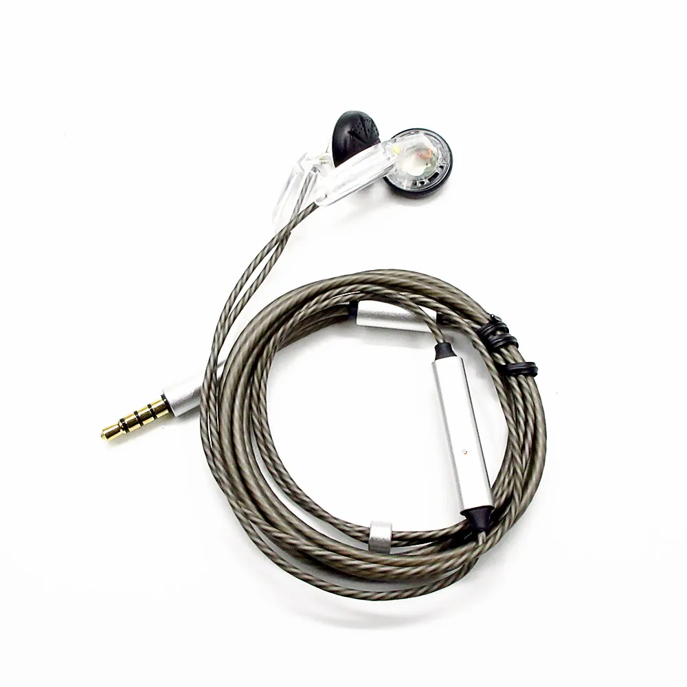 FENGRU DIY Tingo TC200 Lite Earbud Earphone HiFi Noise Cancelling EarBuds Flat Head earphone Pk Mx985 Hifi Bass Sound Earbuds 5