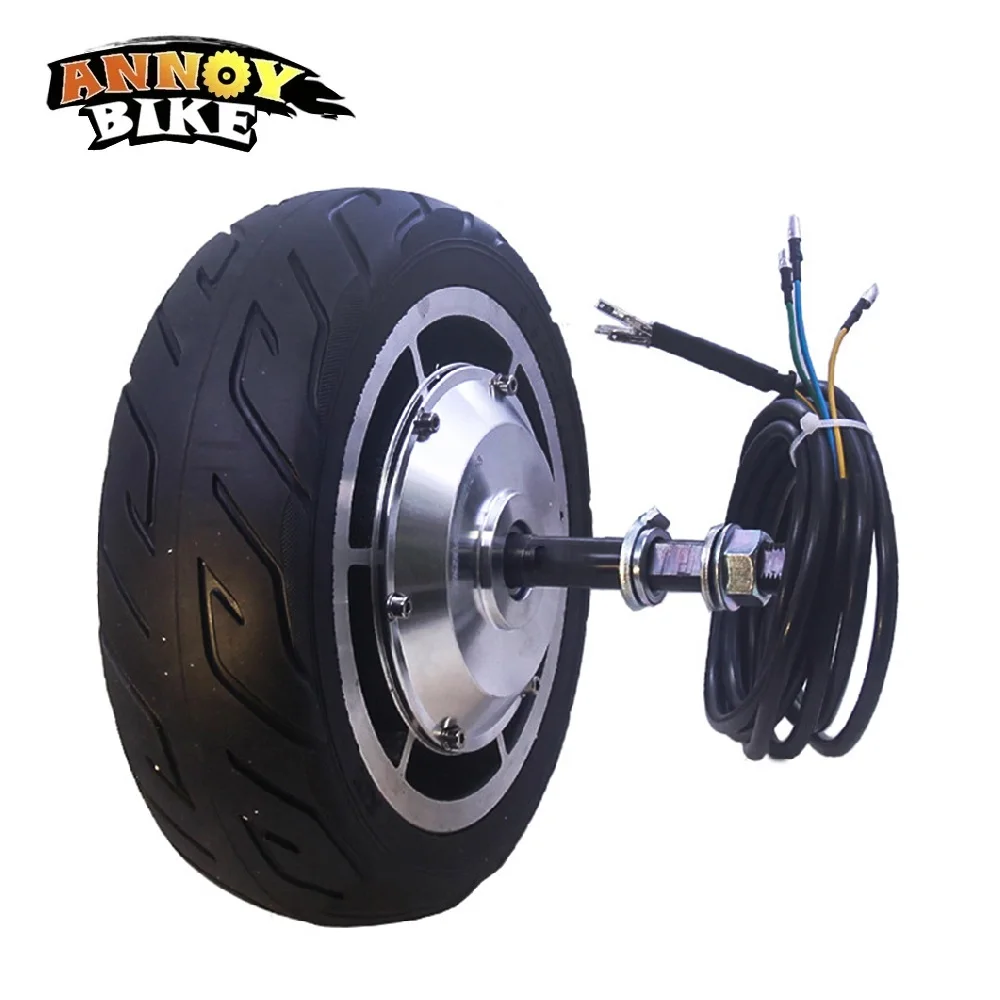 

10 inch 24v150w 36v250w Geared Motor High Torque 22N.M Robot Motor Single Shaft Brushless DC Low Speed 5KM/H Hub Motor AGV