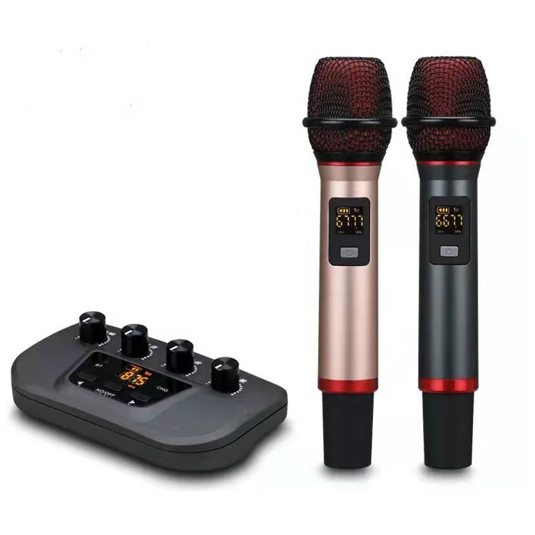 

2022 New Wireless Car FM Microphone Karaoke Portable Microphone Mic for Car Home Party Suitable Android/PC All Smartphone