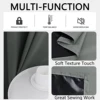 1pc Solid 100% Blackout Curtains with Grommets, Total Privacy Drapes for Bedroom, Beautiful Curtains for Living Room 4