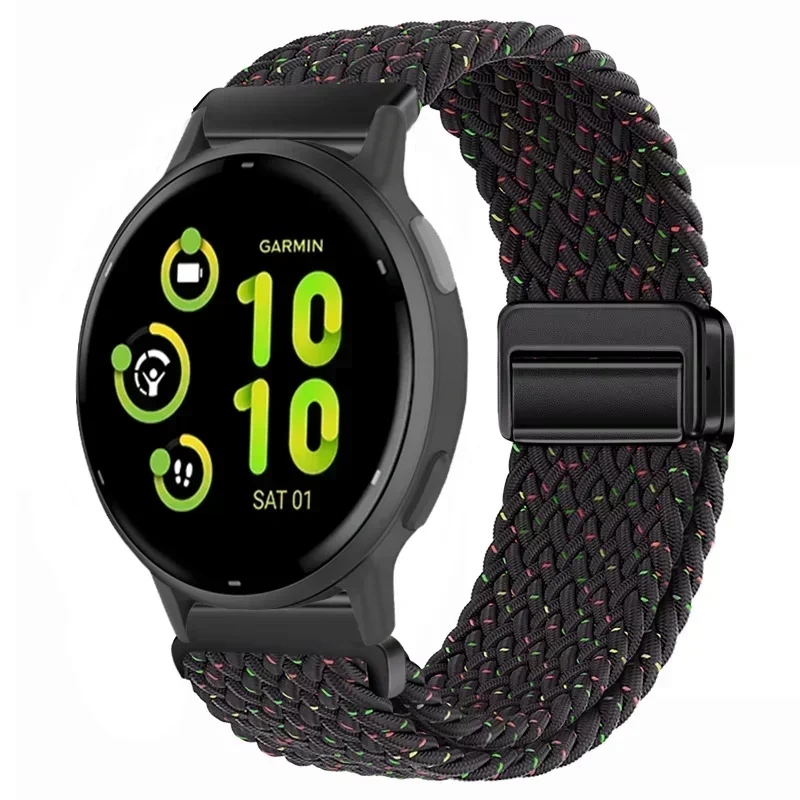 Braided Nylon Loop Strap with Magnetic Closure
