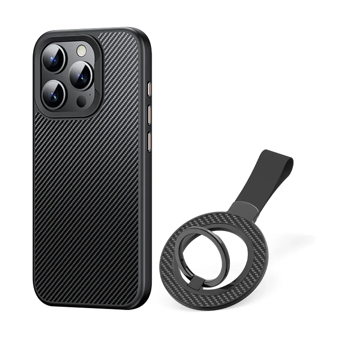 Yeni iPhone 16 Pro Max 16 Plus 15 14 13 Pro Max Kılıf, Standlı ve Çıkarılabilir Lens Koruyuculu MagSafe ile Uyumlu