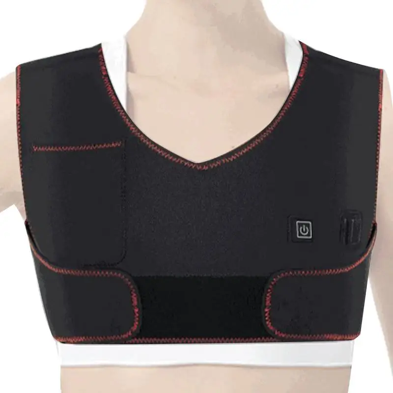 Lightweight USB Electric Heated Vest Jacket Washable With 3 temp Setting & 3 Heating Zones Adjustable Size Heating Clothing