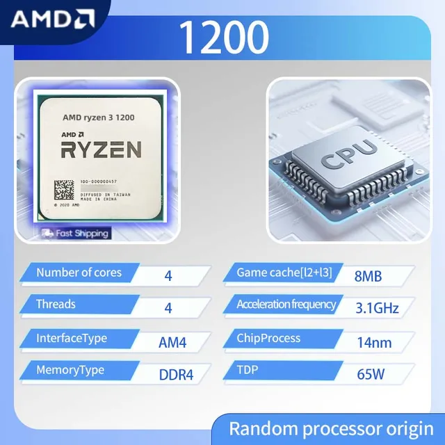 2500x Amd Ryzen 2300x Quad Core Processor AMD Ryzen 1200 R3 1200