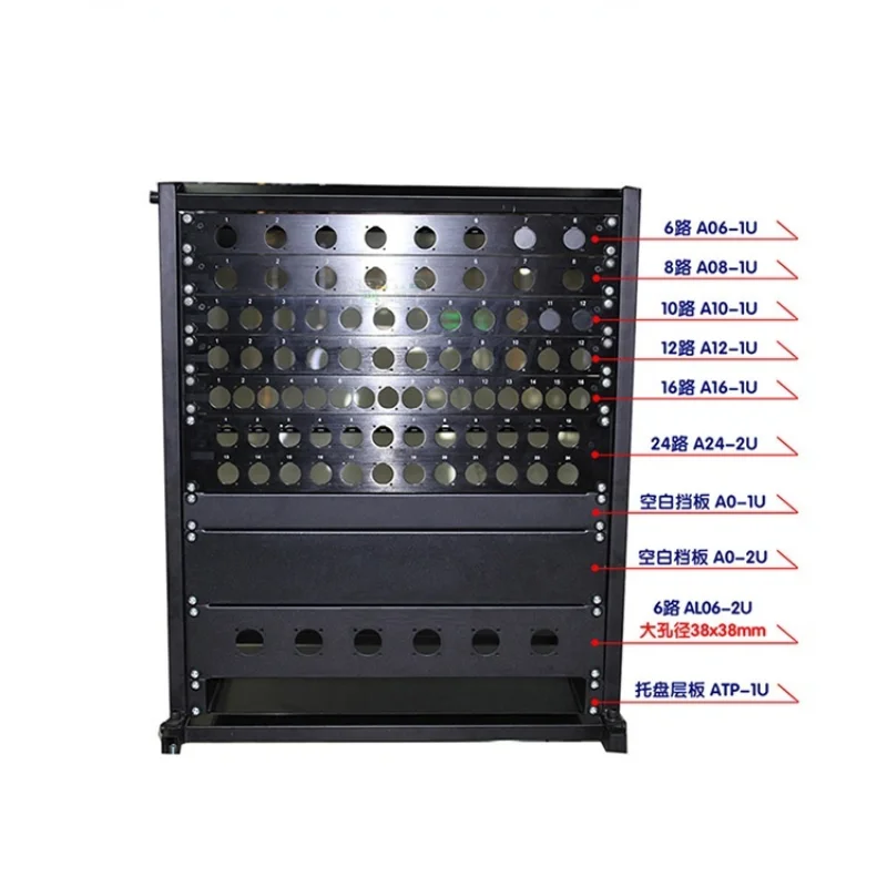 Rack Patch Panel Cabinet Jumper Rack Flight Case Mount Xlr Connector ...