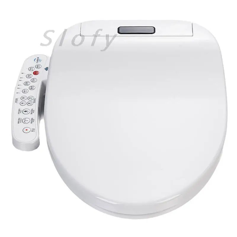 Intelligent Toilet Cover Automatic Flushing Toilet Seat Electric Bidet Seat With Heated Warm Air Dryer Night Light