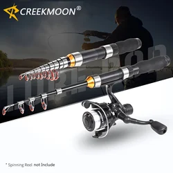 Compact Telescopic Ice Fishing Rod - Ultra Short Mini Pole for Lure Fishing in Winter Waters