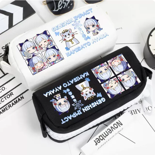 Transparent Pvc Pencil Bag Japanese Style Stationery Storage