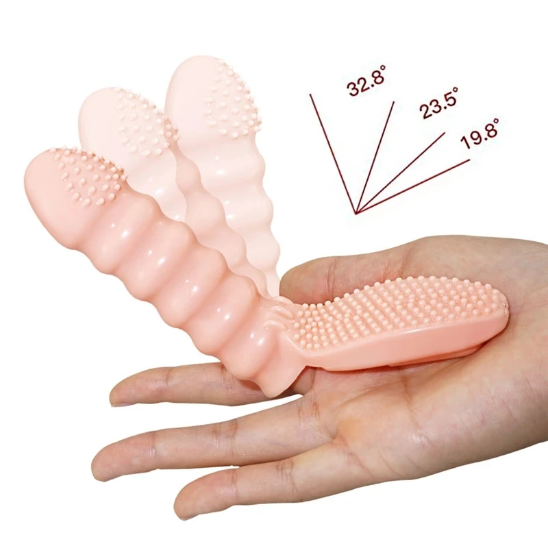 Finger Vibrators G Spot Massage Clitoris Stimulation Brush Vibrating Finger Sleeve Orgasm Masturbator Adult Sex Toys For Women