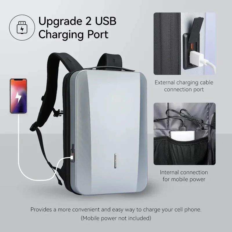 Waterproof Laptop Backpack with Password Lock for Travel and Cycling
