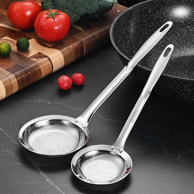 

Fine Mesh 304 Stainless Steel Strainer Sieve Juice Egg Filter Colanders Coffee Tea Vegtables Filtering Food Kitchen Accessories