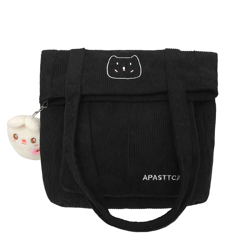 Tote Women's Shoulder Bag Solid Color Large Capacity Casual Popular Design Multifunctional Backpack Student Commuter Schoolbag