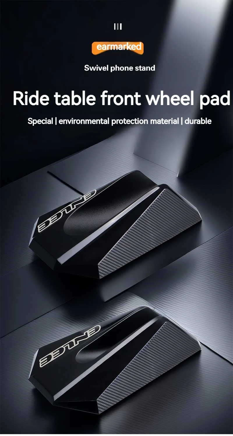 Description Picture 2 of itemENLEE Bike Front Wheel Stand Station Bike Wheel Holder Road MTB Bike Pad Stabilize Support Block Front Wheel Fixing Frame
