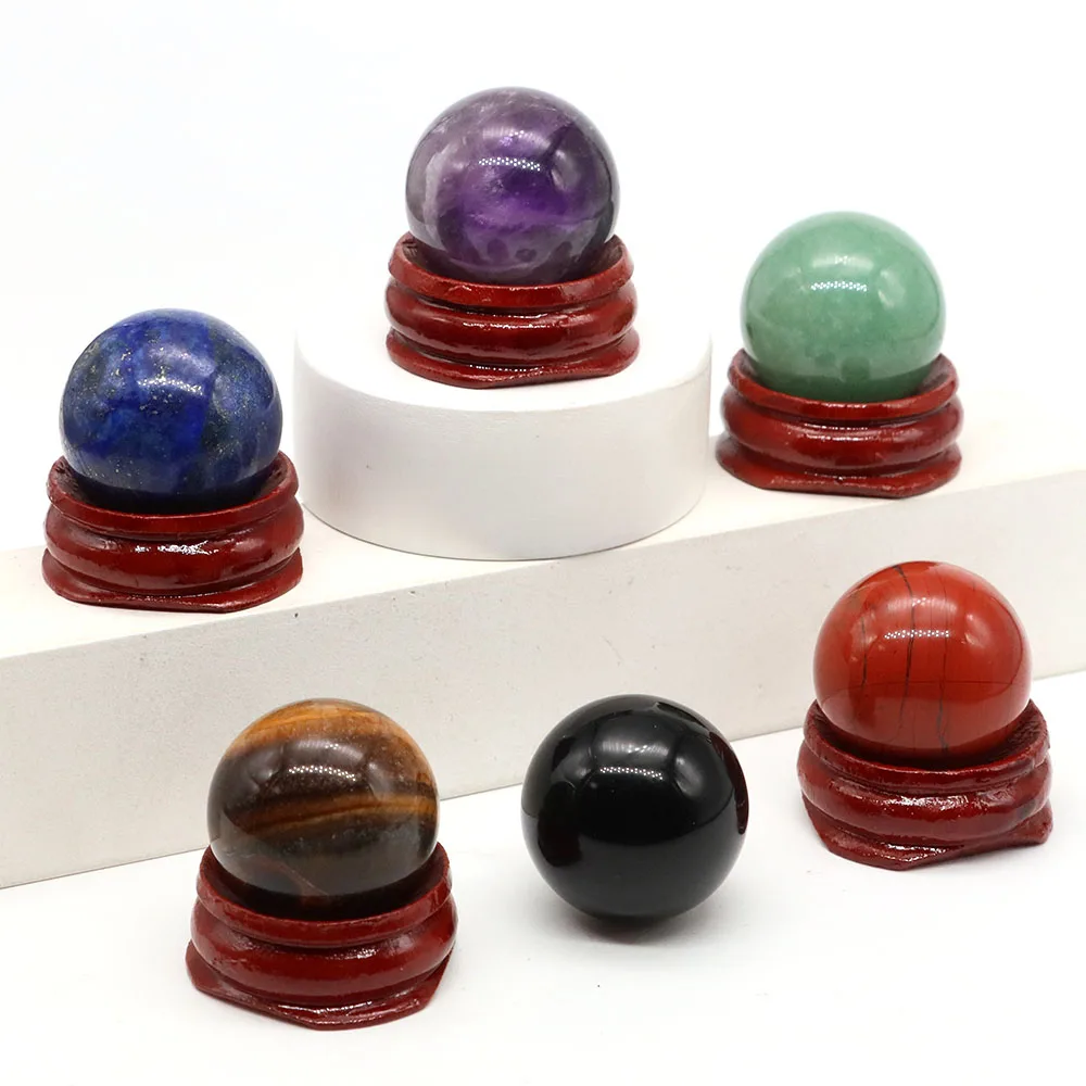 20 Pièces En Gros Boule Mixte Naturelle Quartz Sphère Cristal
