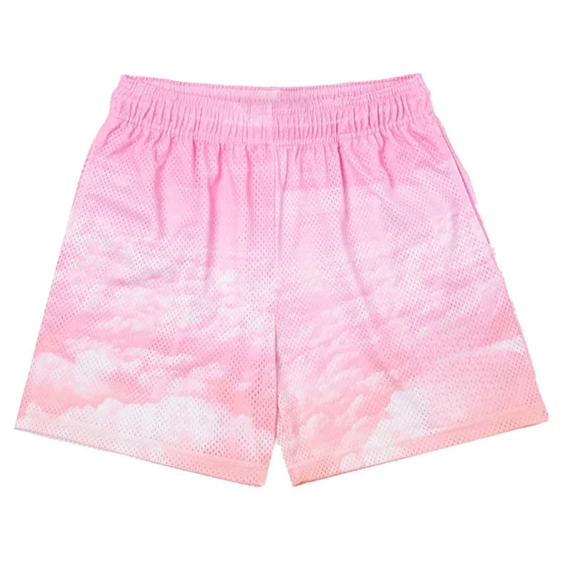 Neueste amerikanische Sky Series Shorts für Erwachsene und Kinder, farbenfrohe, vielfältige Sport-, Freizeit- und Urlaubs-3D-gedruckte Shorts, Strandshorts – Detail 8