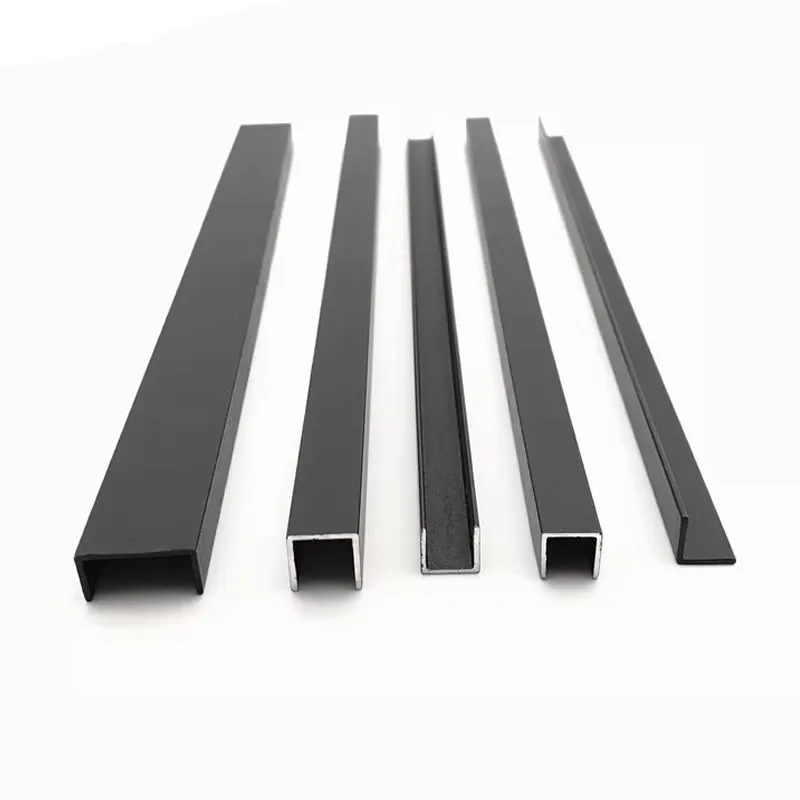 Right Angle aluminum L-shaped aluminum alloy profile U shape Groove rectangular tube aluminium tube