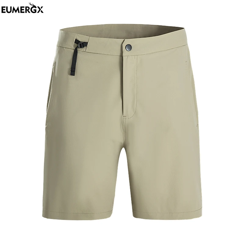 EUMERGX Unisex Quick-Dry Sports Shorts Summer Outdoor Stretch Hiking Shorts Camping Trekking Climbing Running Oversize
