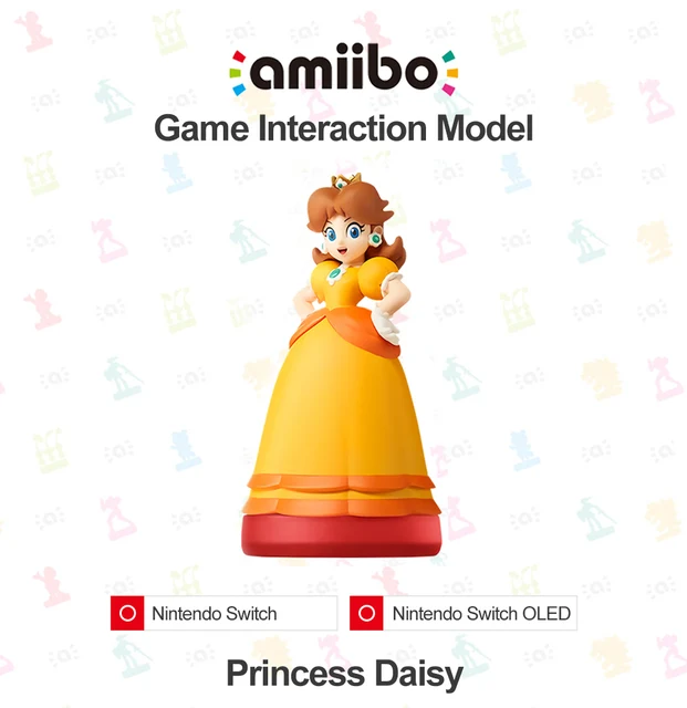 Nintendo Amiibo Princess Daisy for Nintendo Switch and Nintendo Switch OLED  Game Interaction Model Super Mario Party Series