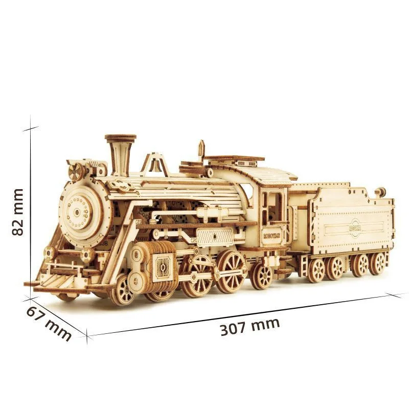 3D Wooden Airship Mechanical Model Kit 5