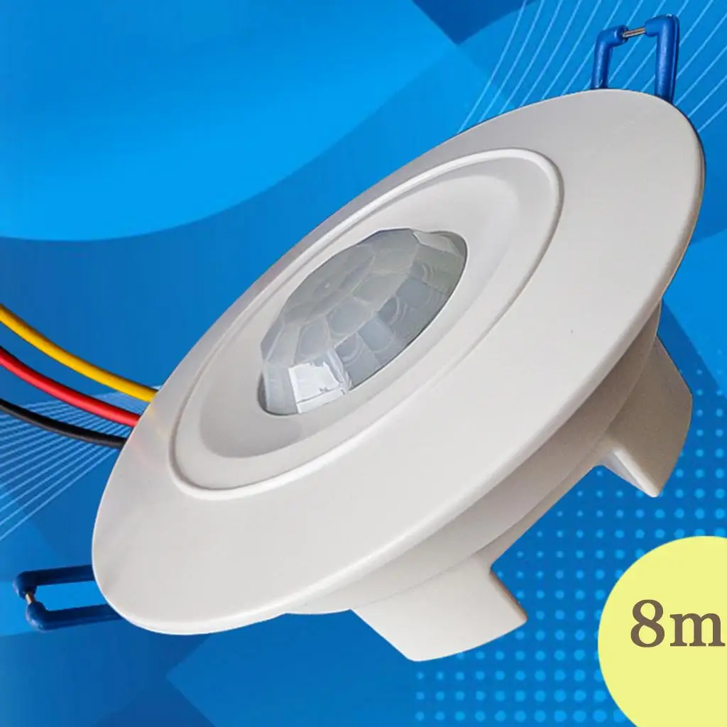 Ceiling Recessed Mounted Occupancy Motion Sensor Light Switch for Corridor Staircase Hallway Bathroom