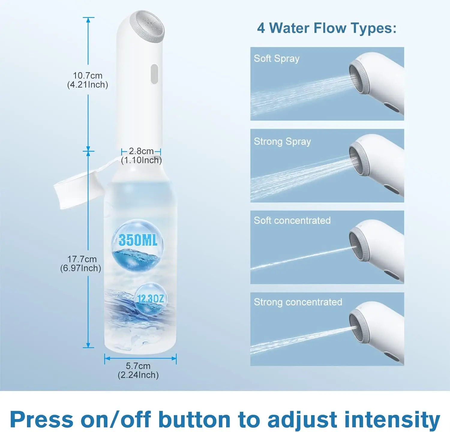 Electric Portable Travel Bidet Rechargeable Personal Bidet Sprayer Handheld Butt Shower for Women Men Hygiene Cleaning, Postp 2