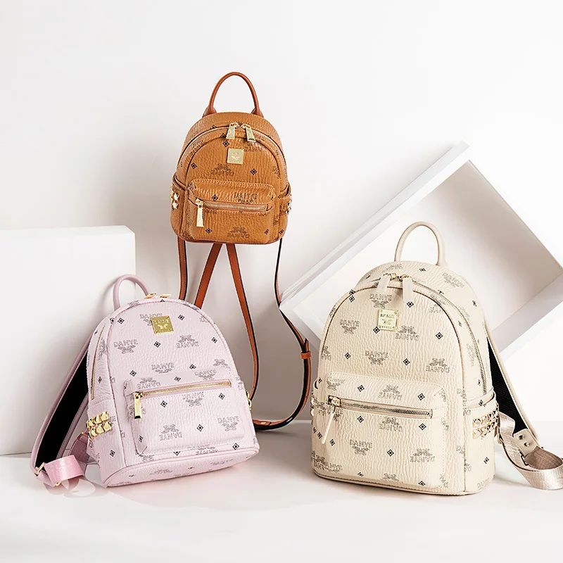 Womens Boho Square Leather Backpack Bag Ladies Small Leather Rrucksack –  igemstonejewelry
