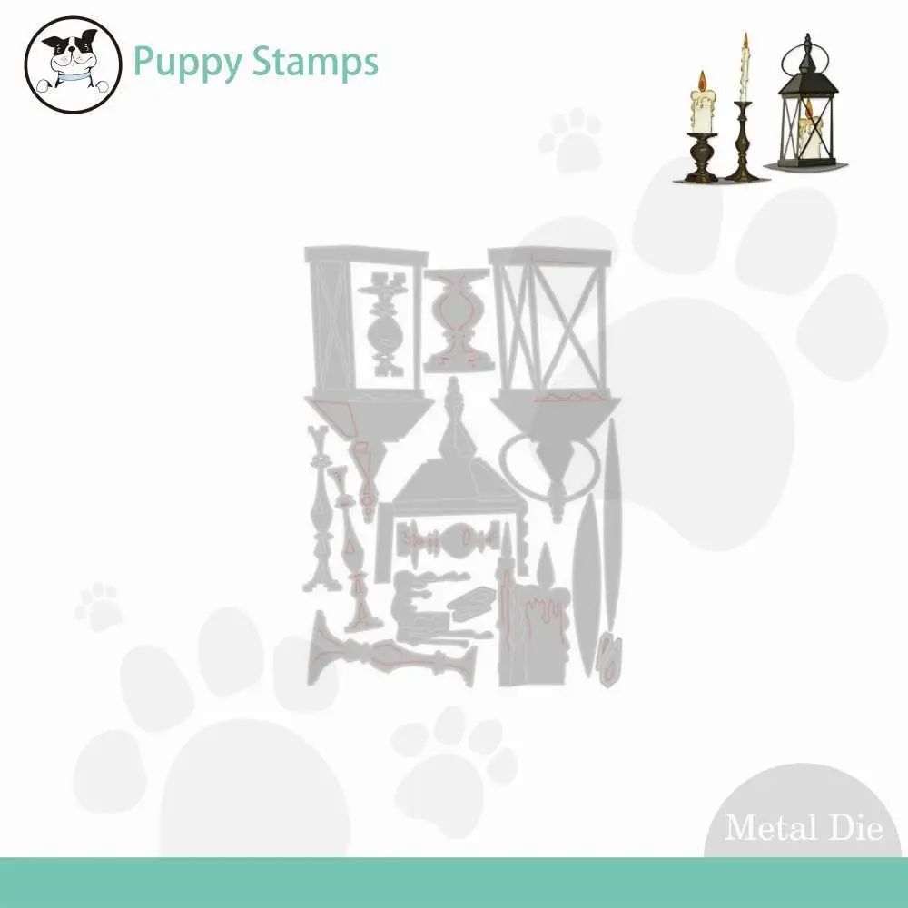 

Candlelight Metal Cutting Dies Make Card Scrapbook Embossed Paper Album Diy Craft Knife Mould Template Decoration Halloween 2024