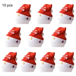 Festive Christmas & New Year Holiday Hats - Adult (10pcs Snowman)