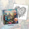 1pc,Adult coloring book,30 sheets different patterns 8.3x8.3''100gsm,is a Valentine's Day Easter holiday gift 2